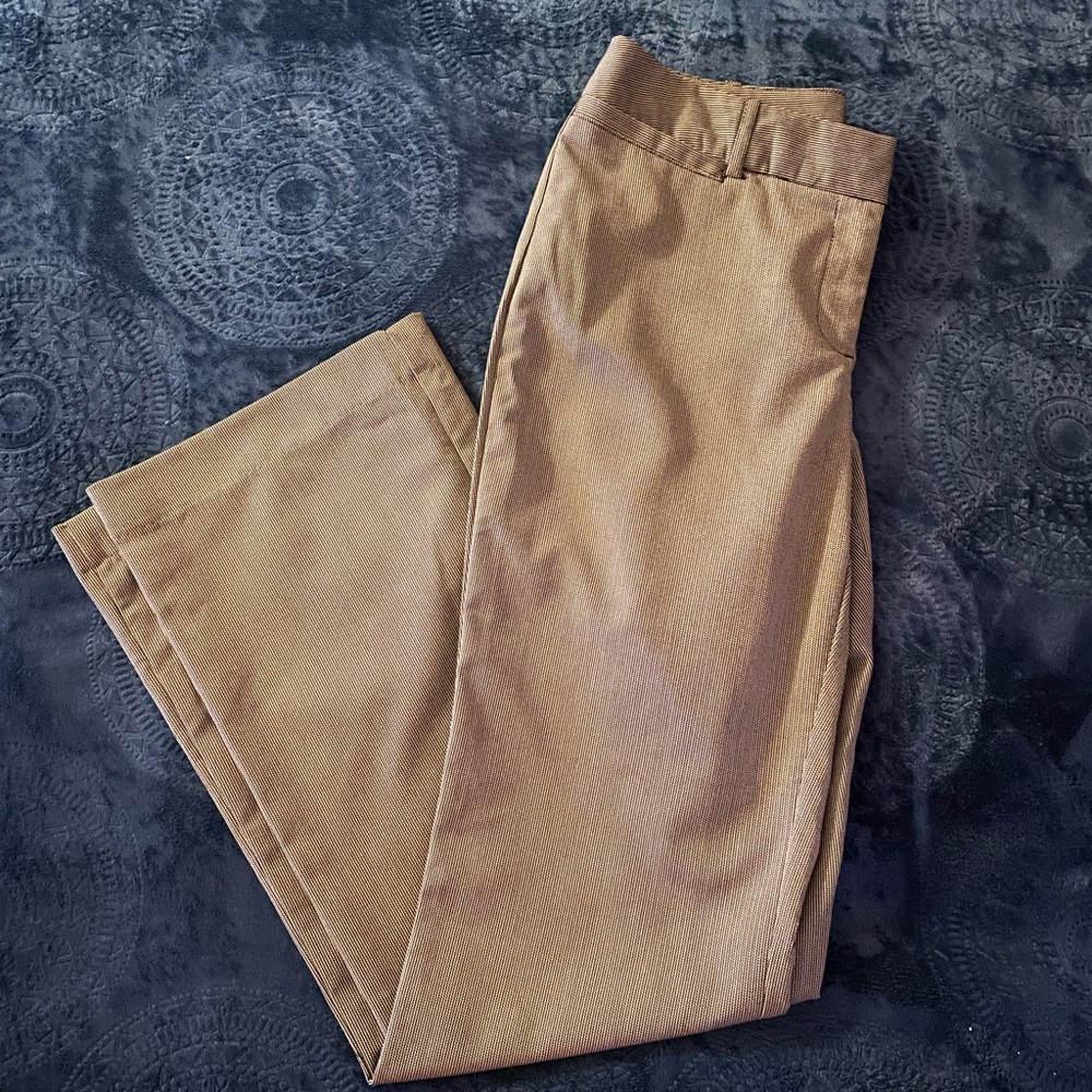 Worthington Size 4 Textured B&W Twill Trousers